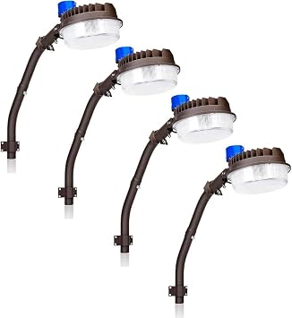 ledmo 120W 21,000lm LED Barn Light Adjustable Angle Warehouse Barn Workshop 4 Pack