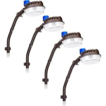 ledmo 120W 21,000lm LED Barn Light Adjustable Angle Warehouse Barn Workshop 4 Pack