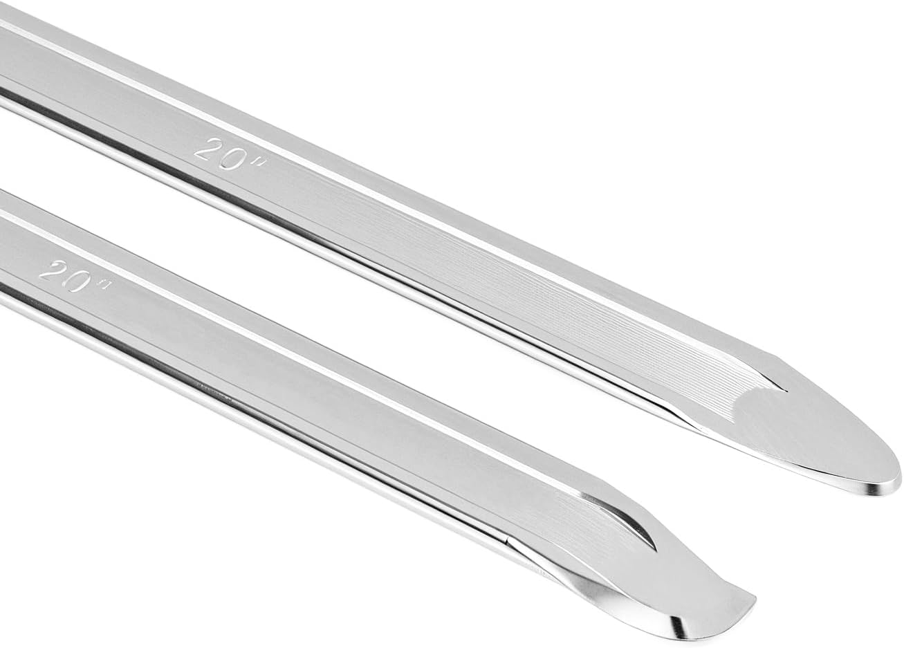 QWORK 20 Inch Tire Iron Set of 2, Professional Tire Spoons Lever Bar for Easy Wheel Tire Installation, Removal & Repair, Tire Changing Tool