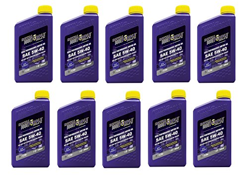 Royal Purple API Licensed Enhanced Additive Technology Synthetic Motor Oil 5W-40 - Fuel Efficiency - 1 qt (Pack of 10)