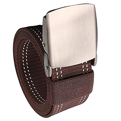 Serenable Moda Masculina Esportes cinturo cinturo Jeans Acessórios 120cm , Café