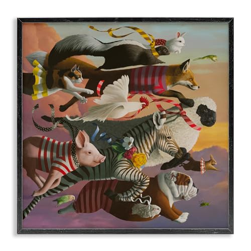 Thick As Thieves Animals décoration murale Heather Gauthier Stupell 30cm
