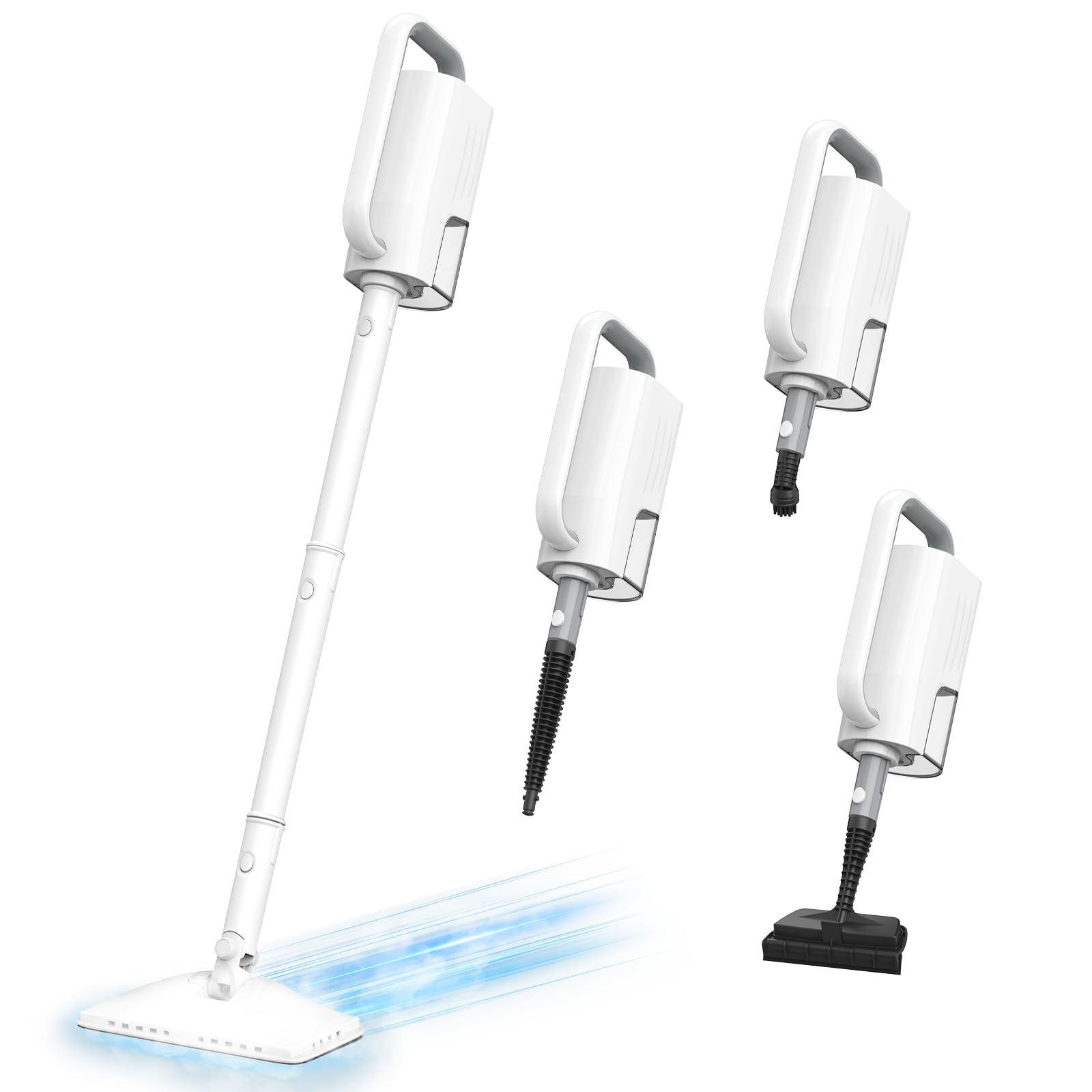 Photo 1 of ACHTFACH 6-in-1 Rotatable Steam Mop, 1200W, 400ML Tank, First Frost
