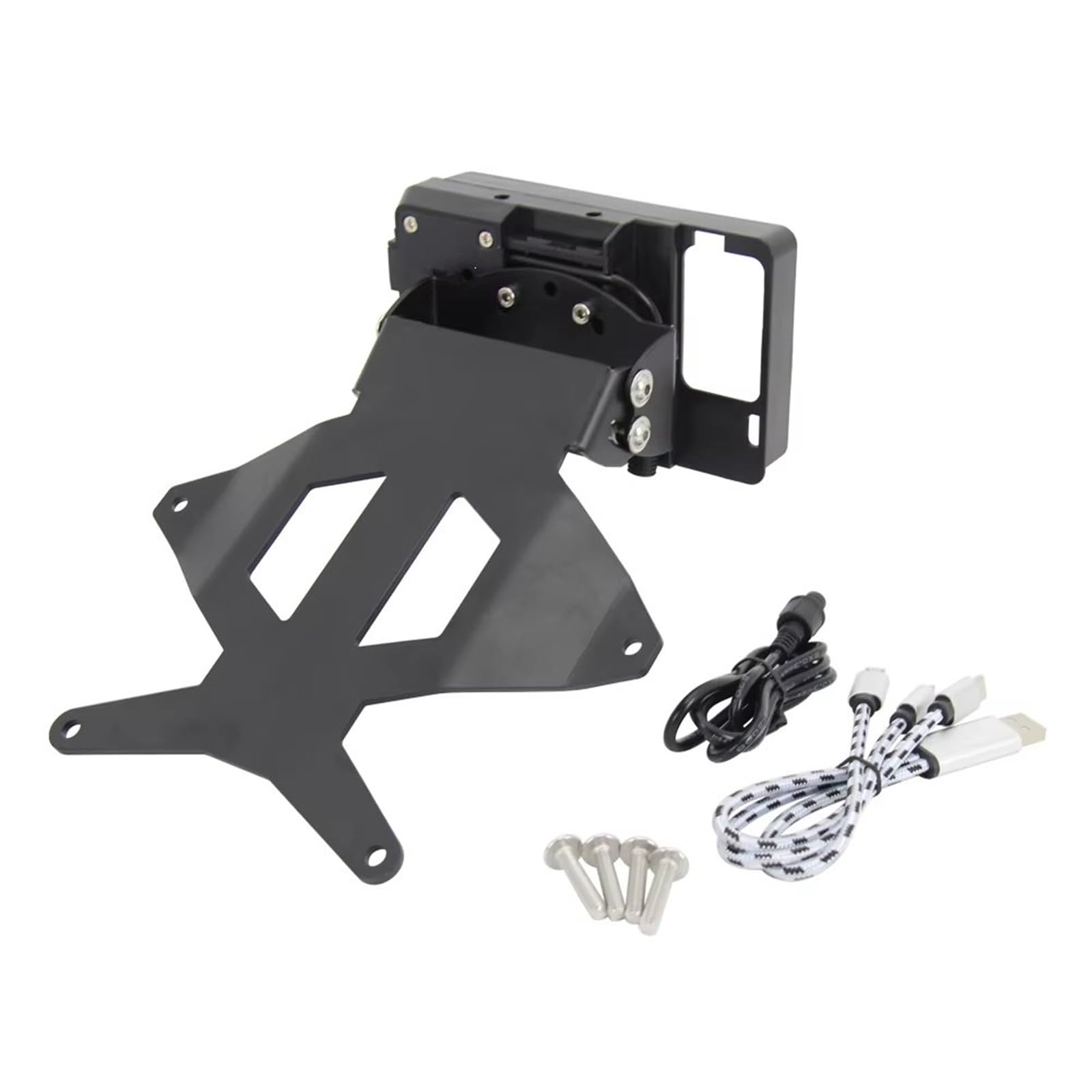 Porta Cellulare Moto Per Suzuki Per V-Strom 650 XT DL650 2012 2013 2014 2015 2016 Adattatore Staffa Manubrio Per Telefono Cellulare Di Navigazione GPS Supporto Telefono Bicicletta(A Set)