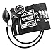 ADC Diagnostix 720 Pocket Aneroid Sphygmomanometer with Adcuff Nylon Blood Pressure Cuff, Adult, Black