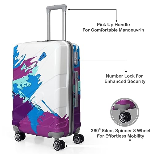 Image of Polo Class 2Pc Set Trolley Bag (24 /28 inch)-Multicolor