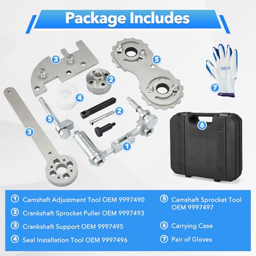 B4B BANG 4 BUCK Kit de ferramentas de alinhamento de eixo de cames, ferramenta de correia dentada da