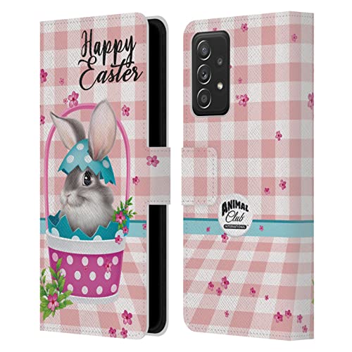 Étui Portefeuille en Cuir Lapin Samsung Galaxy A53 5G Head Case Designs