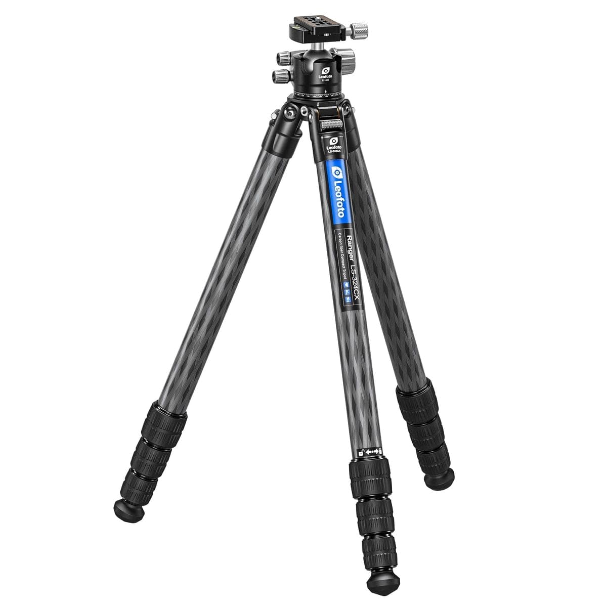 Amazon.com: Leofoto LS-324CX+LH-40LR Travel Tripod, Ranger Series