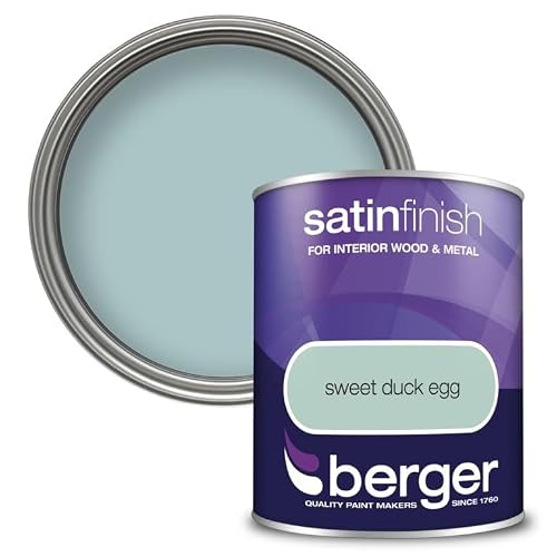 Berger - Satin Finish 750Ml - Sweet Duck Egg 5010131573811