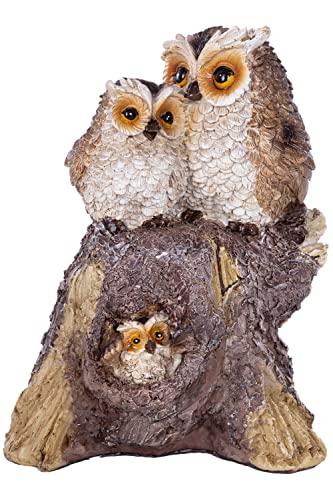 PTC Kaltgussharz Statue – Schwarzer Rabe Auf Baumstumpf, 15,2 Cm, Handbemalt, Mystische Deko
