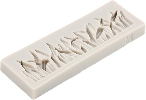 Miniatura 4 de MINFEIDMS Molde de silicona para valla de hierba para decoración de tartas, decoración de cupcakes, caramelo y goma de mascar de chocolate, arcilla