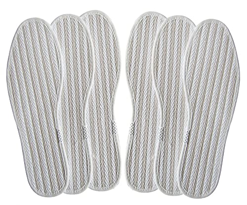 Plantillas de tela para mujer Bellcon 3 pares talla 6 US