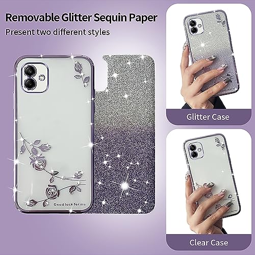 XINYEXIN Cover Glitter per Samsung Galaxy A04 4G