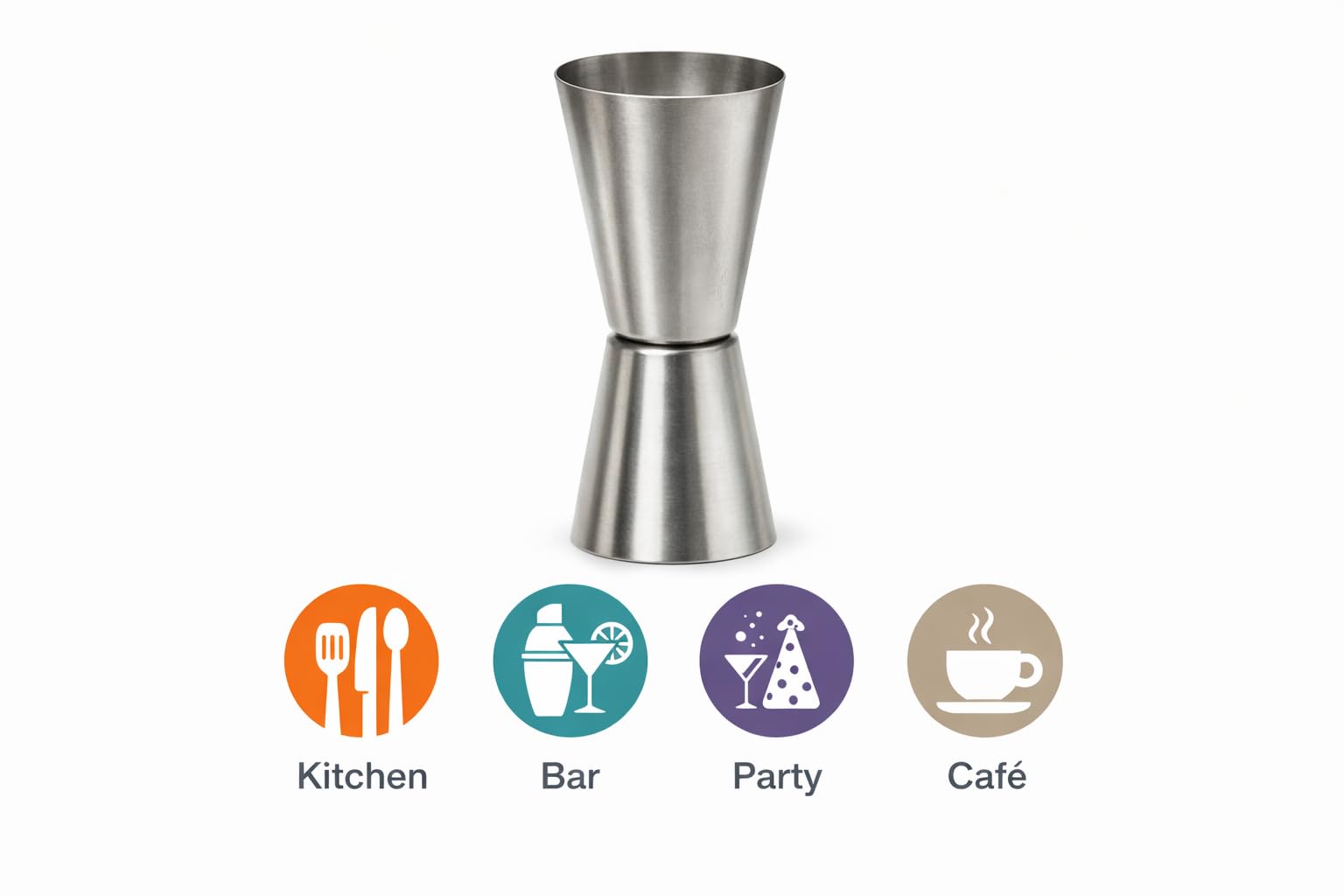 Amazon.com: Garden Of Arts 2-Tone Peg Measure Cup, Steel with