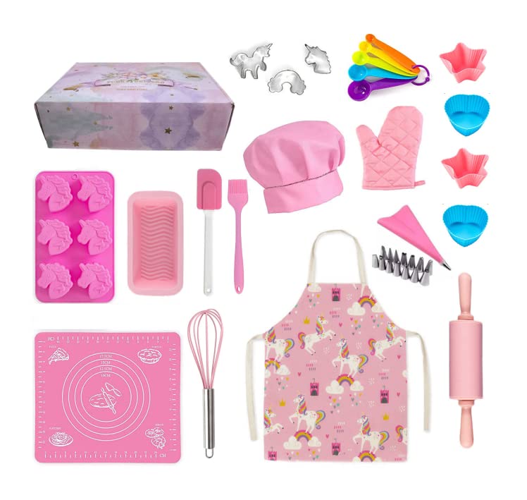 Buy Sophia's Kitchen Kids Baking Set 36Pcs Unicorn Kids Cooking Set