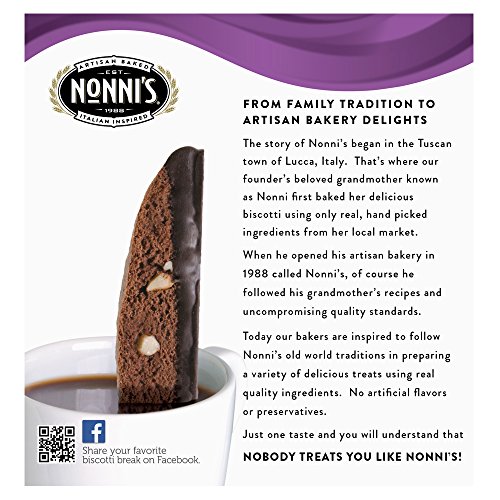 Nonni's Biscotti, Dark Chocolate, 8 Count, 6.88 Ounce #TOP2