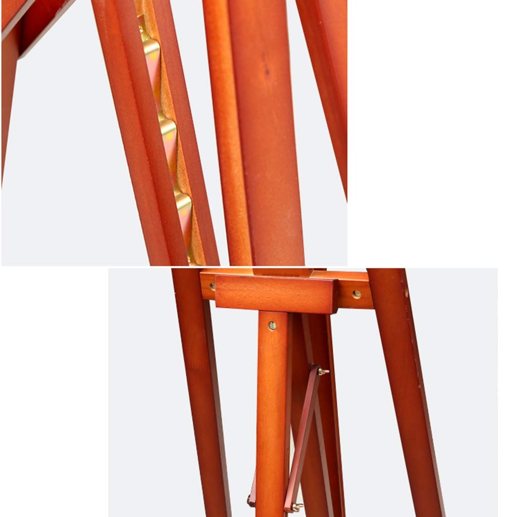170–236 cm verstellbare Staffelei, große A-Rahmen-Staffelei aus Buchenholz, Atelier-Künstlerstaffelei, zum Malen/Ausstellen/Ausstellen/Hochzeiten (A 57 x 94 x 170 cm)