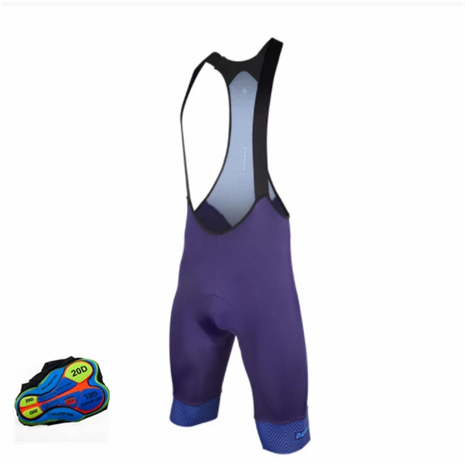 Culotte Ciclismo Hombre Pantalones de Bicicleta Acolchados con Gel 20D, Pantalones Cortos con Tirantes for Ciclismo, Bicicleta de montaña, Transpirables, for Hombre Ropa Ciclismo Hombr