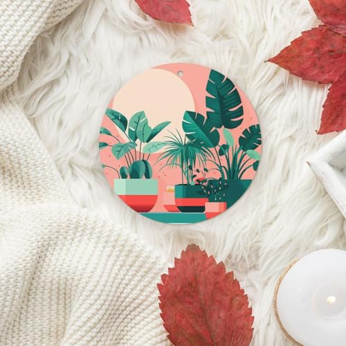 Hojas aromáticas para auto con diseño de plantas verdes miniatura 6