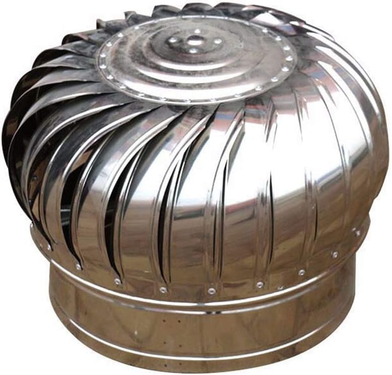 Tapa de chimenea giratoria antitiro descendente con extractor de 160mm