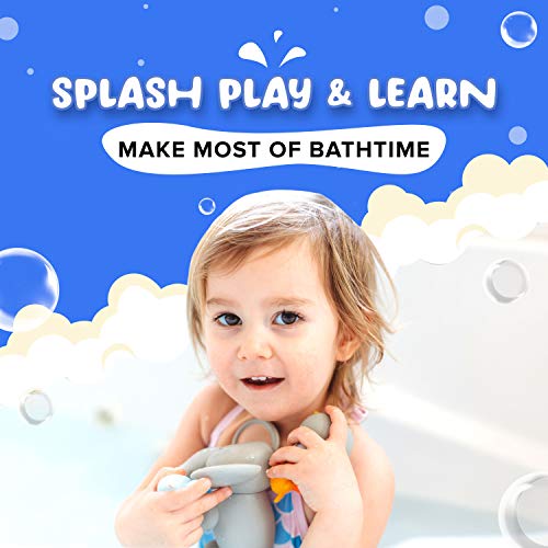 Mold Free Bath Toys For Babies And Toddlers, Animal No Hole Bath Toys, No Mold For Tub,Beach,Pool, Bpa-Free, Dishwasher-Safe, Infant Bath Toys No Holes 0 1 3 6 12 18 Months #TOP3