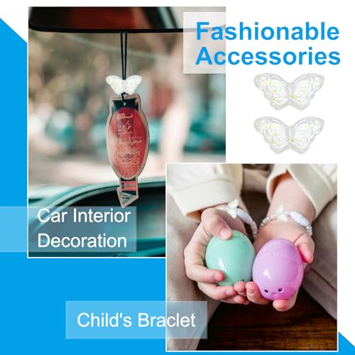 Cuentas de mariposa de cristal para hacer joyas, pulseras y collares artesanales 6