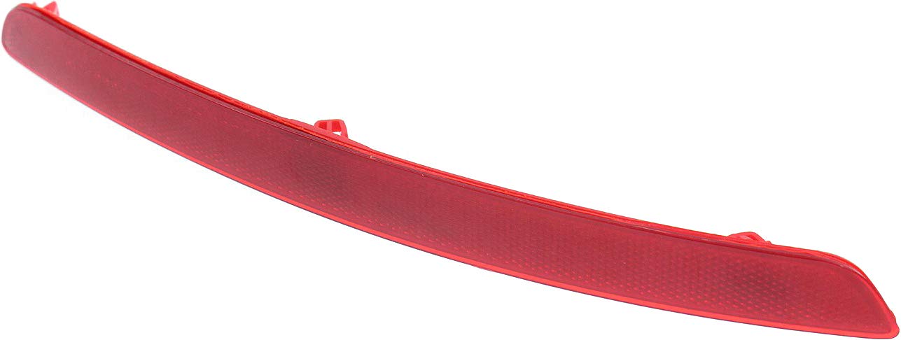 Evan Fischer Rear Driver Side Bumper Reflector Compatible With 2012-2016 Volkswagen Beetle, Convertible Hatchback VW1184102