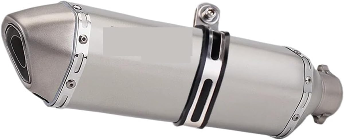 1pcs 51mm length 300/370/470/570mm stainless steel motorcycle exhaust pipe silencer(TYPE-C)