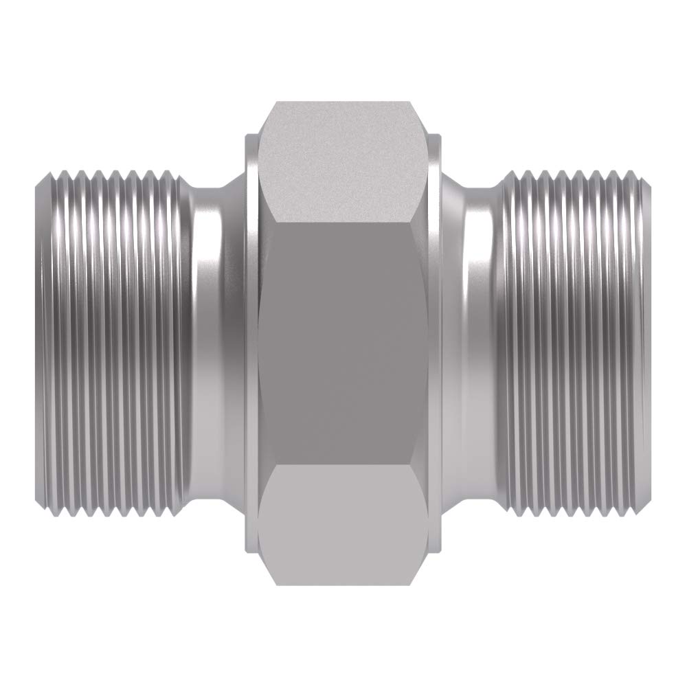 Raccord Hydraulique droit Mâle BSP pour bague BS 3/4 X Mâle BSP pour bague BS 3/4