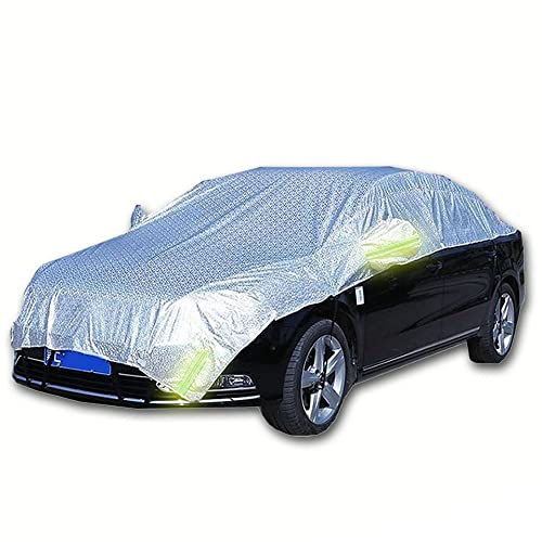 サファイア ハーフボディーカバー カーカバー 車カバー 自動車カバー 黄砂 PM2.5対策 ハーフボディーカバー 軽自動車 セダン SUV 簡単装着