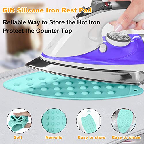 Joysog Ironing Mat For Table Top With Iron Rest Pad,Portable Travel Ironing Blanket,Foldable Thickened Heat Resistant Ironing Pad Cover For Dryer Countertop #TOP3