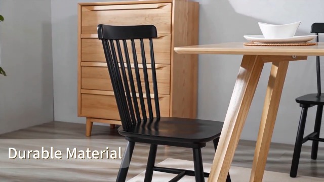 Amazon.com - ClinQ Windsor Dining Chair Set of 4, Spindle Back