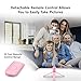 Selfie Stick Tripod, 40in Retractable Phone Tripod with Wireless Remote Control & Light, Portable Selfie Stick Tripod for Photograph, Video Recording, Compatible with All Cellphones (Pink)