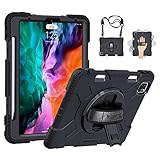 GROLEOA iPad Pro 12.9 Inch Case 2020 4th Generation : Military Grade Shockproof Protective Cover...