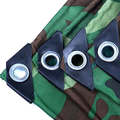 Tarps,Tarpaulin Waterproof Cloth Sun Protection Rain Cloth Camouflage Tarp Garden Awning Outdoor Tent Thickened Linoleum Car Cover Summer Shade/Camouflage/5X2M (Camouflage 2X3M)