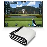 SimSpace Platinum Golf Impact Screen - Projector Screen for Golf Simulator for Home, 4 Layer Performance with Impact-Resistant Foam, Noise Reduction, Ultra 4K HD Clarity, 2.3 x 2.575 metres