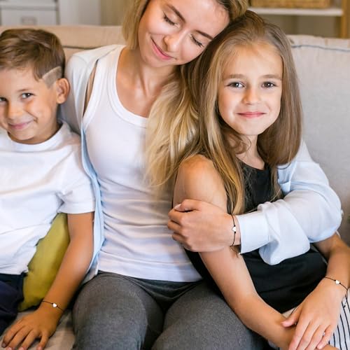Image of EOBOH First Day of School Bracelet Mommy and Me, Prek Matching Wish Bracelets Set, Adjustable Bracelet for Boys Girls Gifts Stuff Bulk