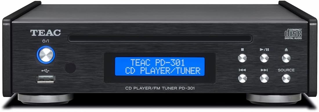 Teac PD-301-X Reference Series CD Player/FM Tuner with USB (Black)