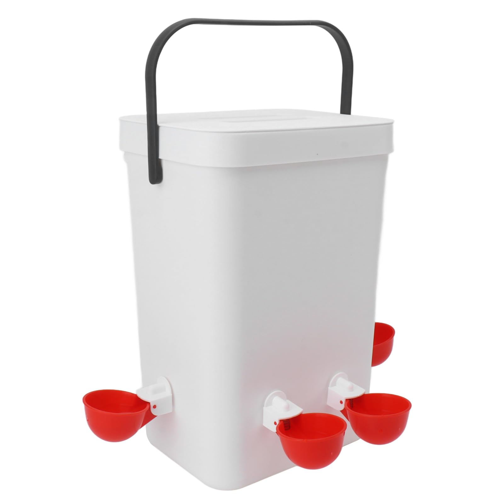 Chrees Bebedero Automático para Pollos, Gran Capacidad de 12 L, con 4 Bebederos para Pollos, Patos, Gansos, Codornices y Palomas.