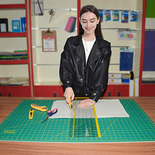 Worklion CUTTING MAT Double Sided, Gridded Rotary Cutting Board thumb #4