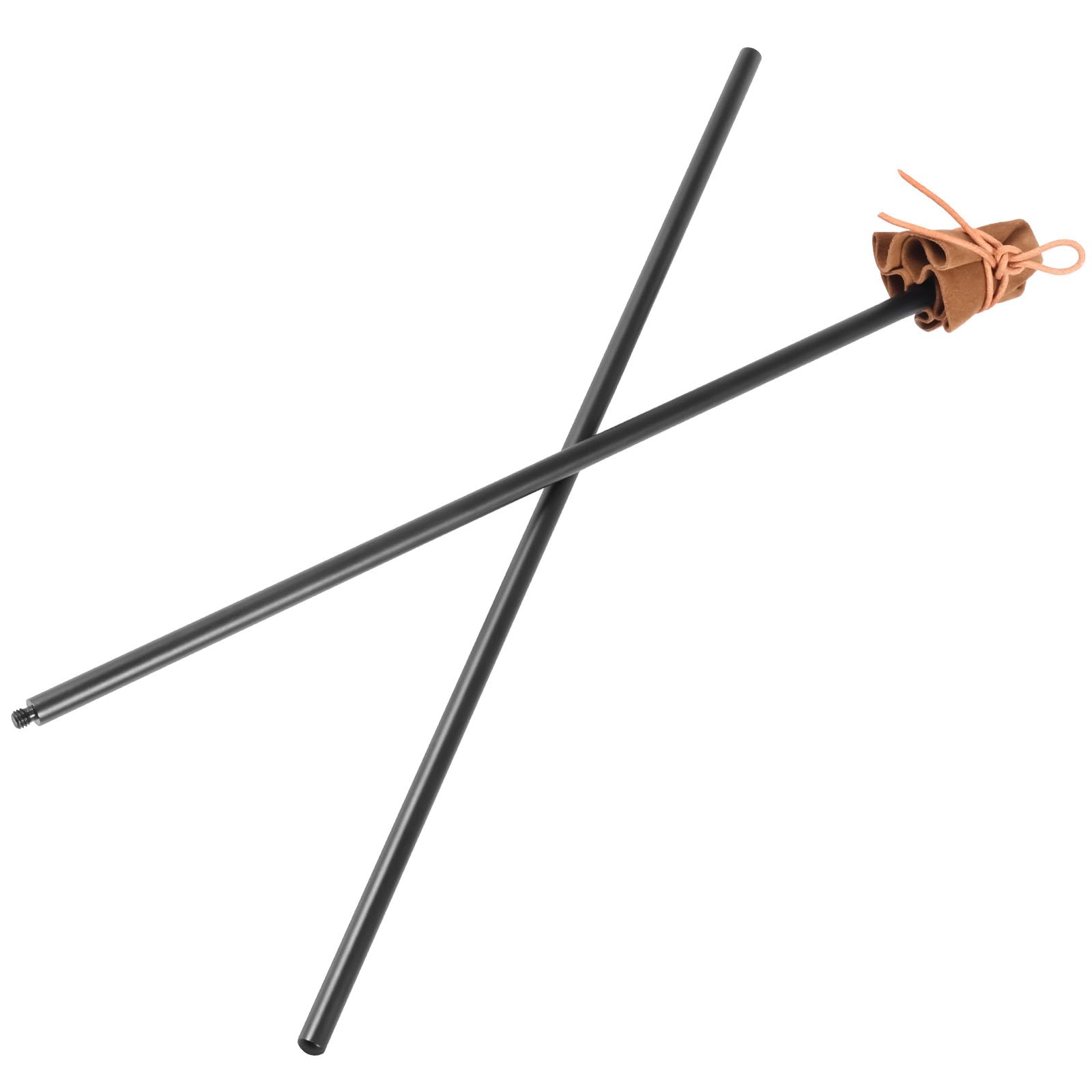Kuanght Artist Mahl Stick for Steadying Painter Hand, 32 2/3 Inches in Length Aluminum Rod with Artificial Leather, Artists Painting Hand Rest Tool