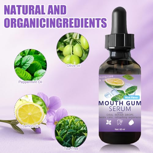 3 Flaschen Zahnfleischrückgang,Teeth Repair Gel,Effektive Tropfen zur Reparatur von zurück tretenden Zahnfleischen,Fleckenentfernung,Zahnfleischschutz und Mundpflege