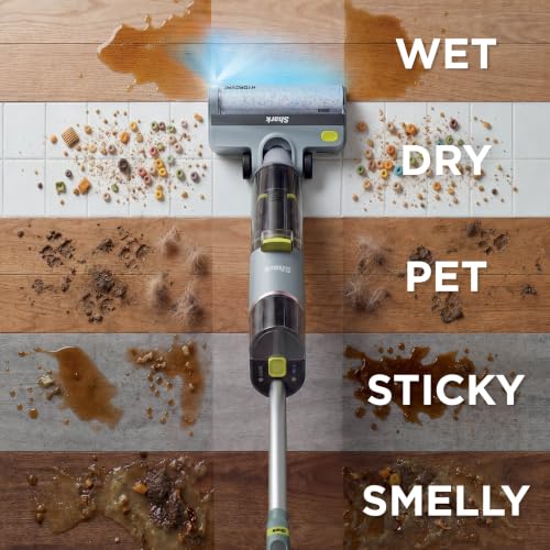 Shark HydroVac Reveal Cordless Vacuum, Mop and Self-Clean, Sage, WD322BRN - image 3