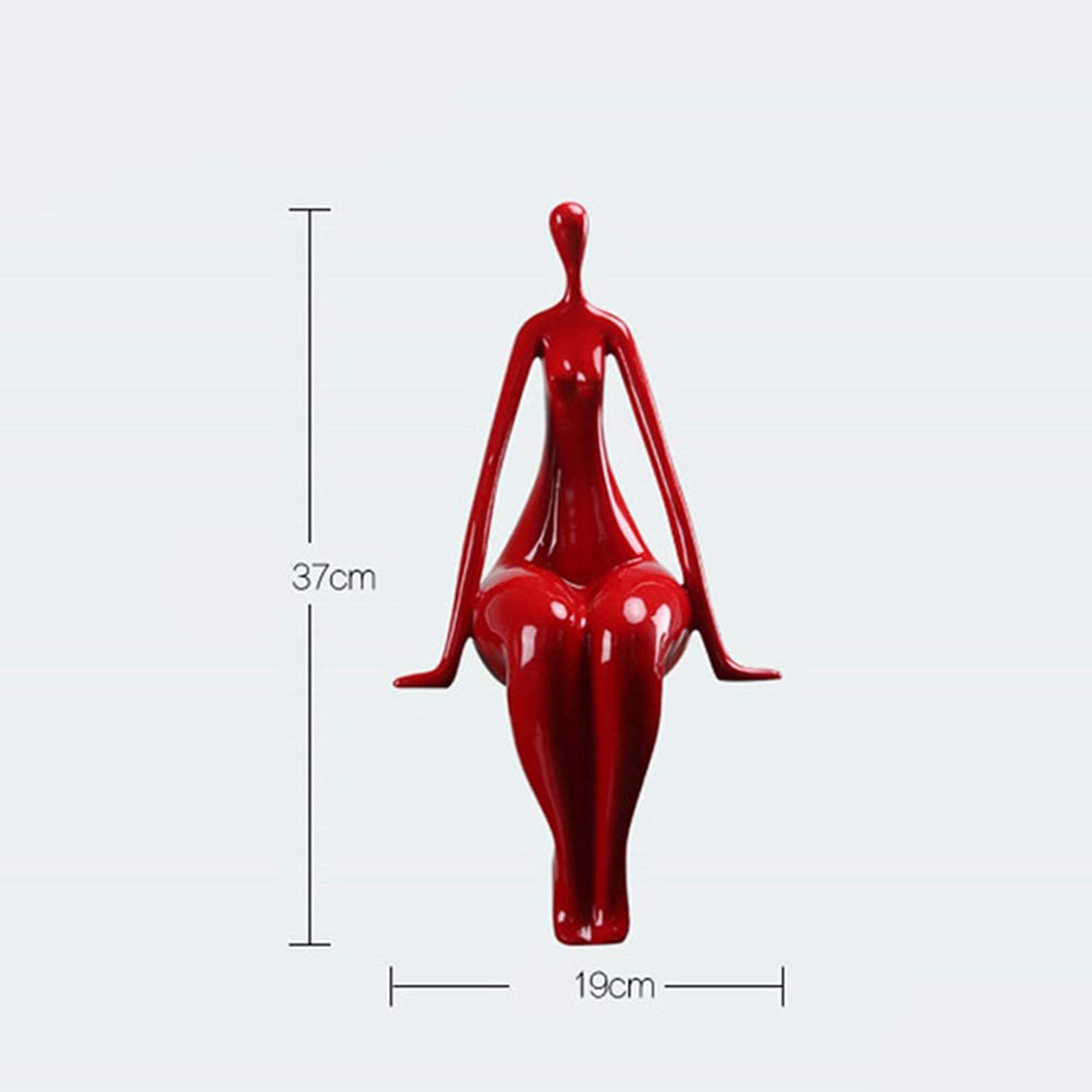 Amazon.co.jp: 裸の女性現代美術ボディ彫刻抽象芸術ミニマリズム像樹脂