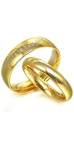 Fede Nuziale Per Coppia In Titanio Lucido, Fascia Liscia Senza Incisioni, Colore Argento, Orien Jewelry
