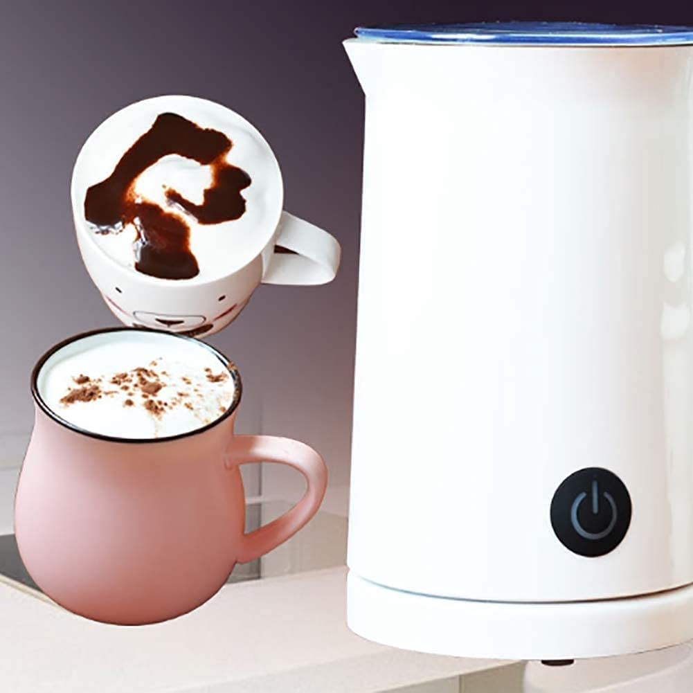 HMTE Montalatte Montalatte Elettrico Vaporizzatore Automatico Protezione per Lo spegnimento Facile da Pulire Perfetto per caffè Cappuccino Cioccolata Calda