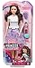 Barbie Princess Adventure Renee Doll (12-inch Brunette) in Fashion and Accessories, with Smart Phone, Purse, Travel Mug and Tiara, Gift for 3 to 7 Year Olds