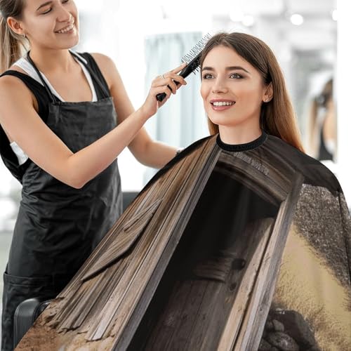 Capa para corte de cabello ajustable 66.9x56.7 pulgadas miniatura 5
