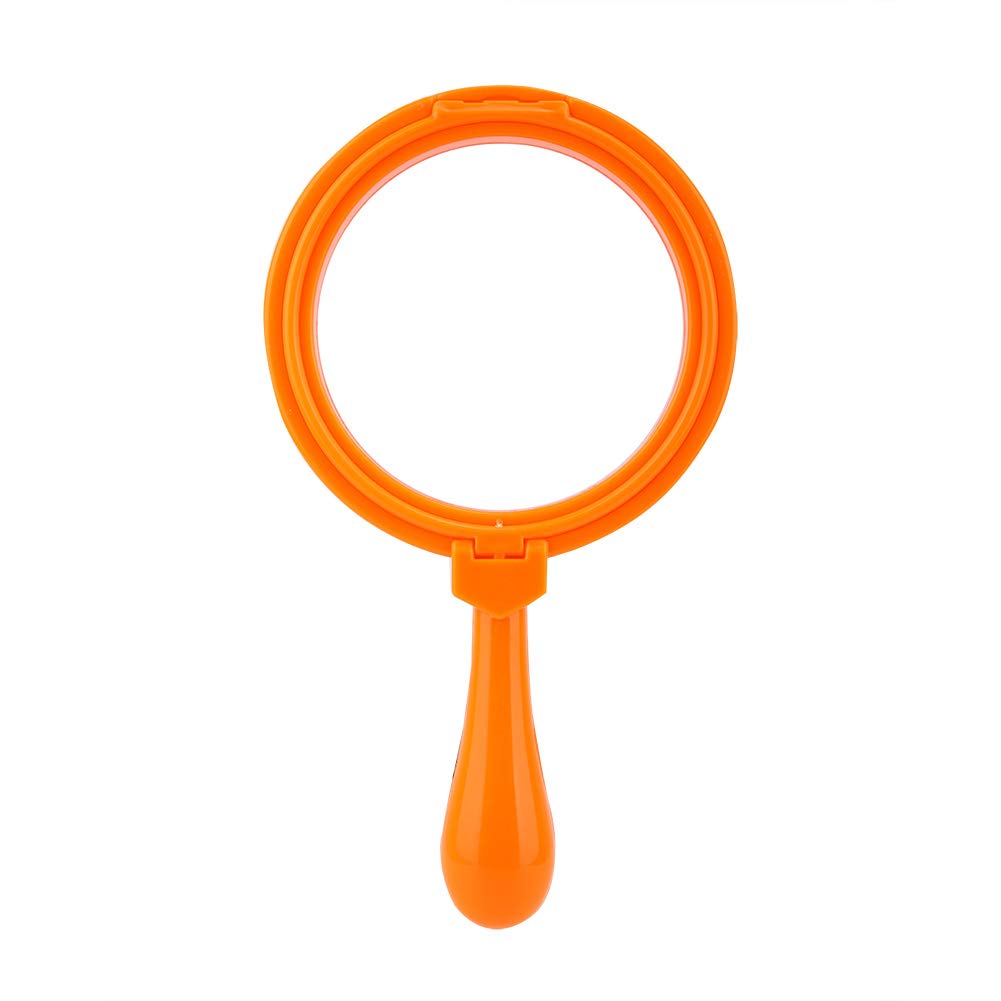 Small Magnifying Glass, Handheld Kids Magnifier Book Reading Magnifier 3X Magnification Loupe Learning Magnifying Glass for Kids Adult 90mm
